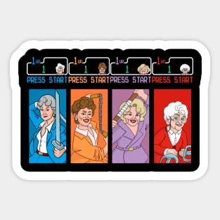 Golden ninjas Sticker